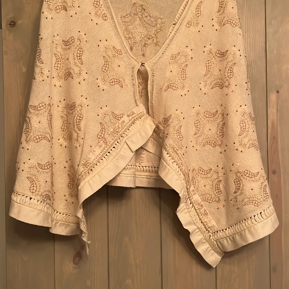 Vintage Free People Poncho Sweater - Picture 3 of 14